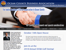 Tablet Screenshot of oceancountybusinessassociation.com